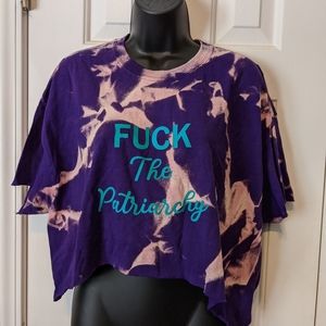 Gildan sz XL bleached crop top